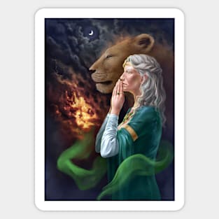 Calanthe, Lioness of Cintra Sticker